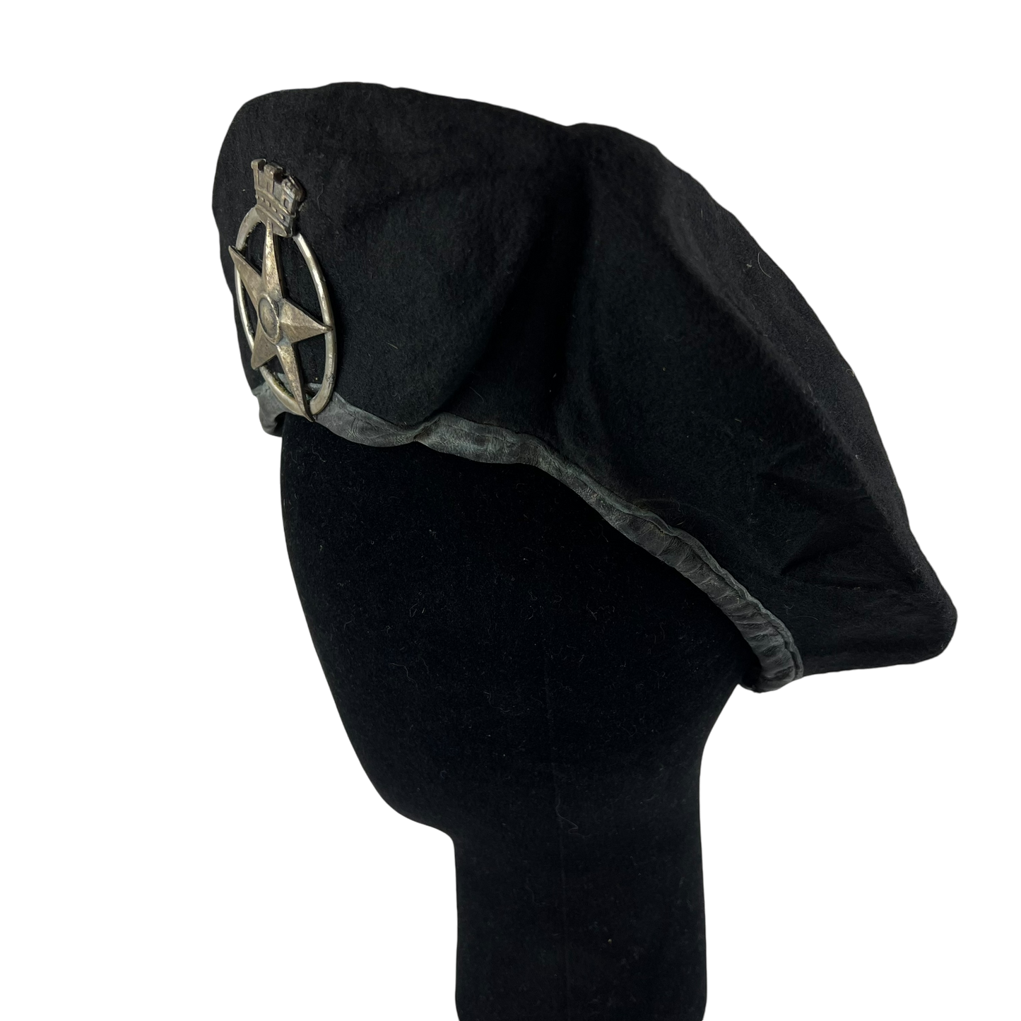 Italian Army Black Fregio Reparti Autonomi Beret - 56