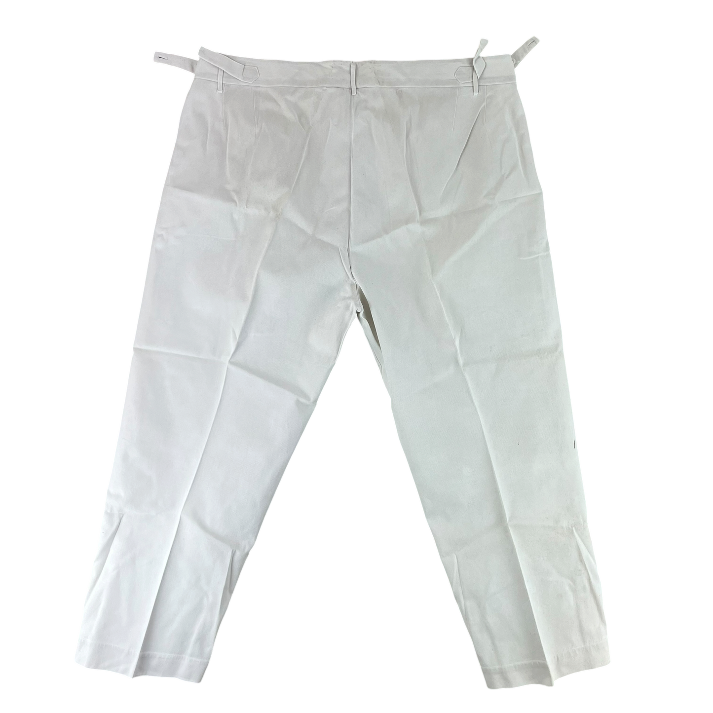 British Merchant Navy 50s Tropical White Trousers - W43 L29