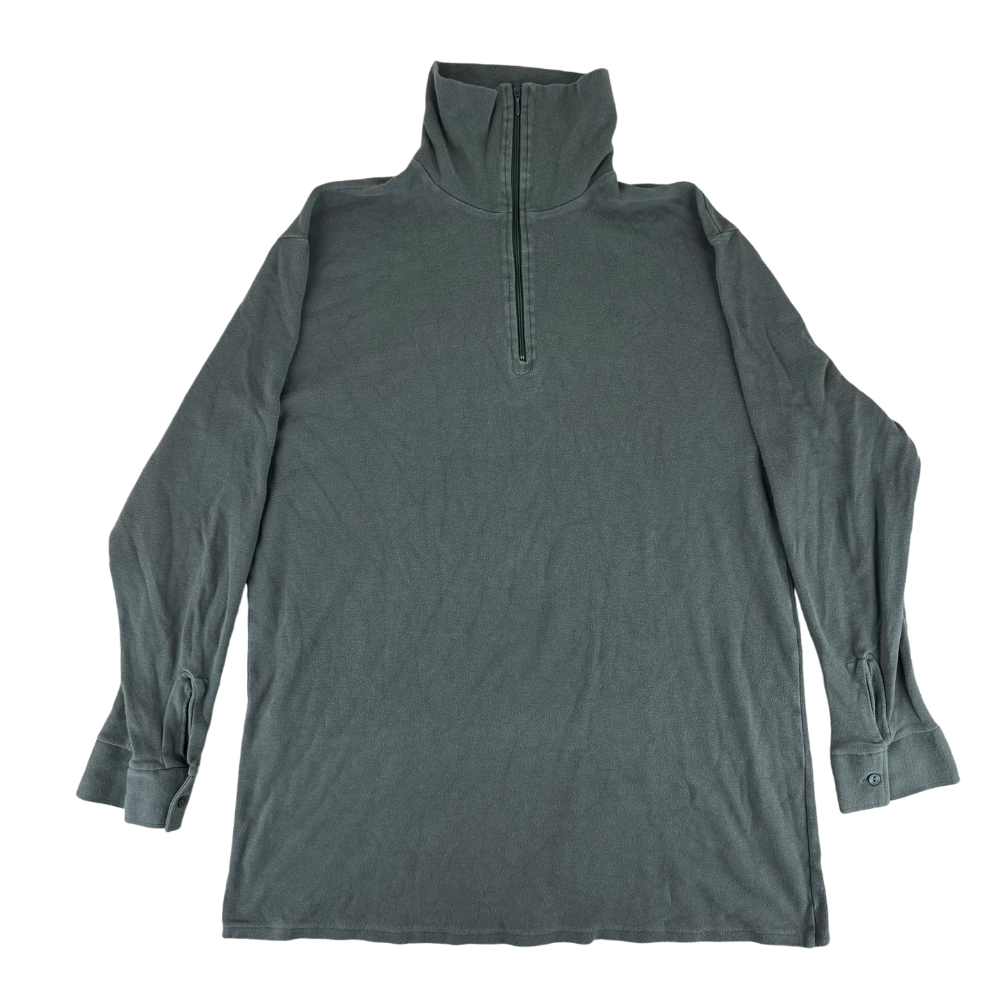 French Army Norgie Pullover 80s Sage Grey - Large