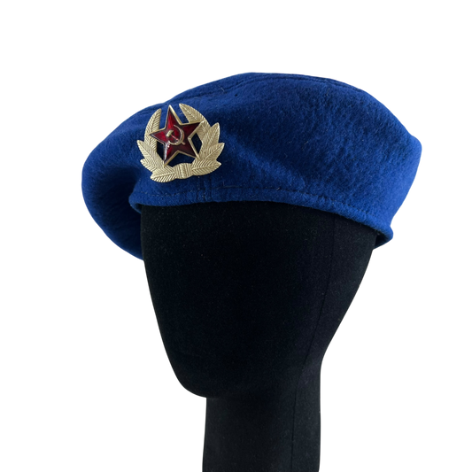 Soviet Red Army Blue Beret - Large