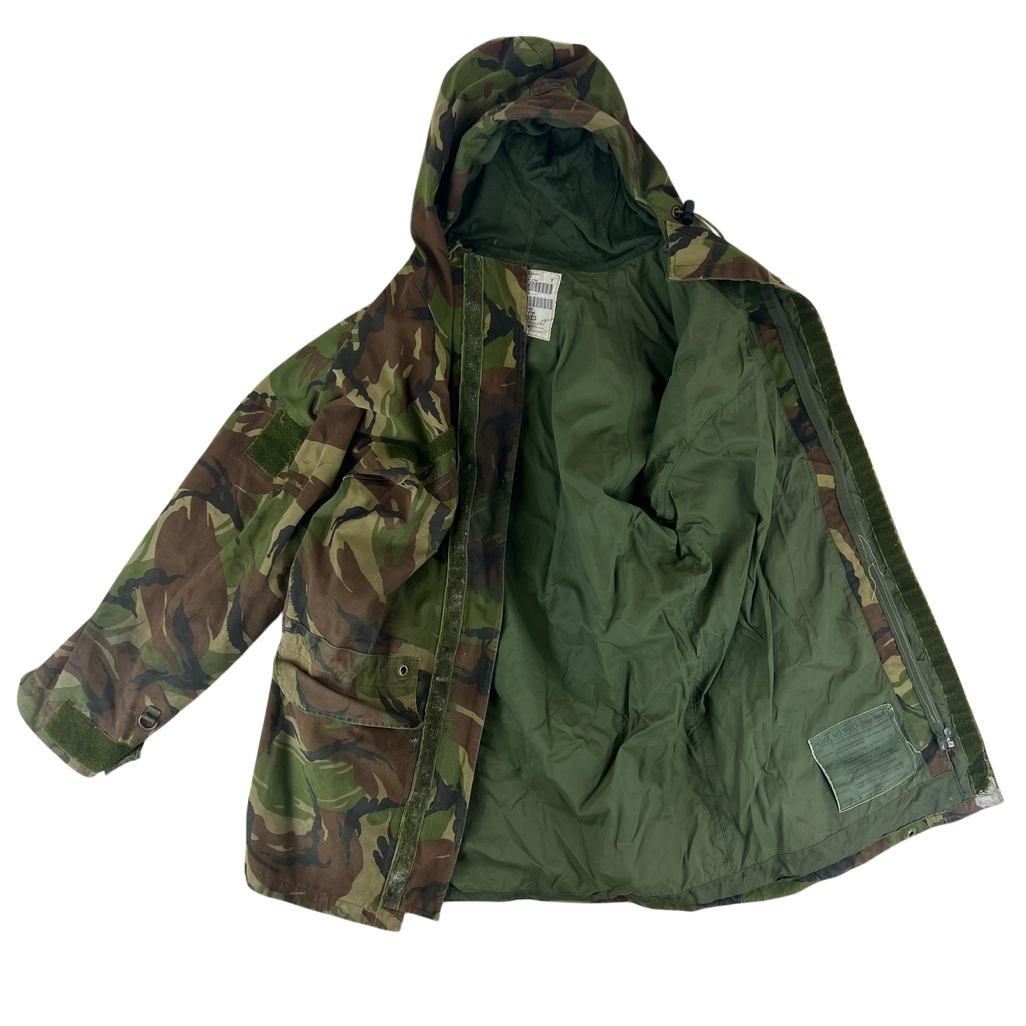 Dutch Army M93 DPM Woodland Camouflage MVP Parka - Large