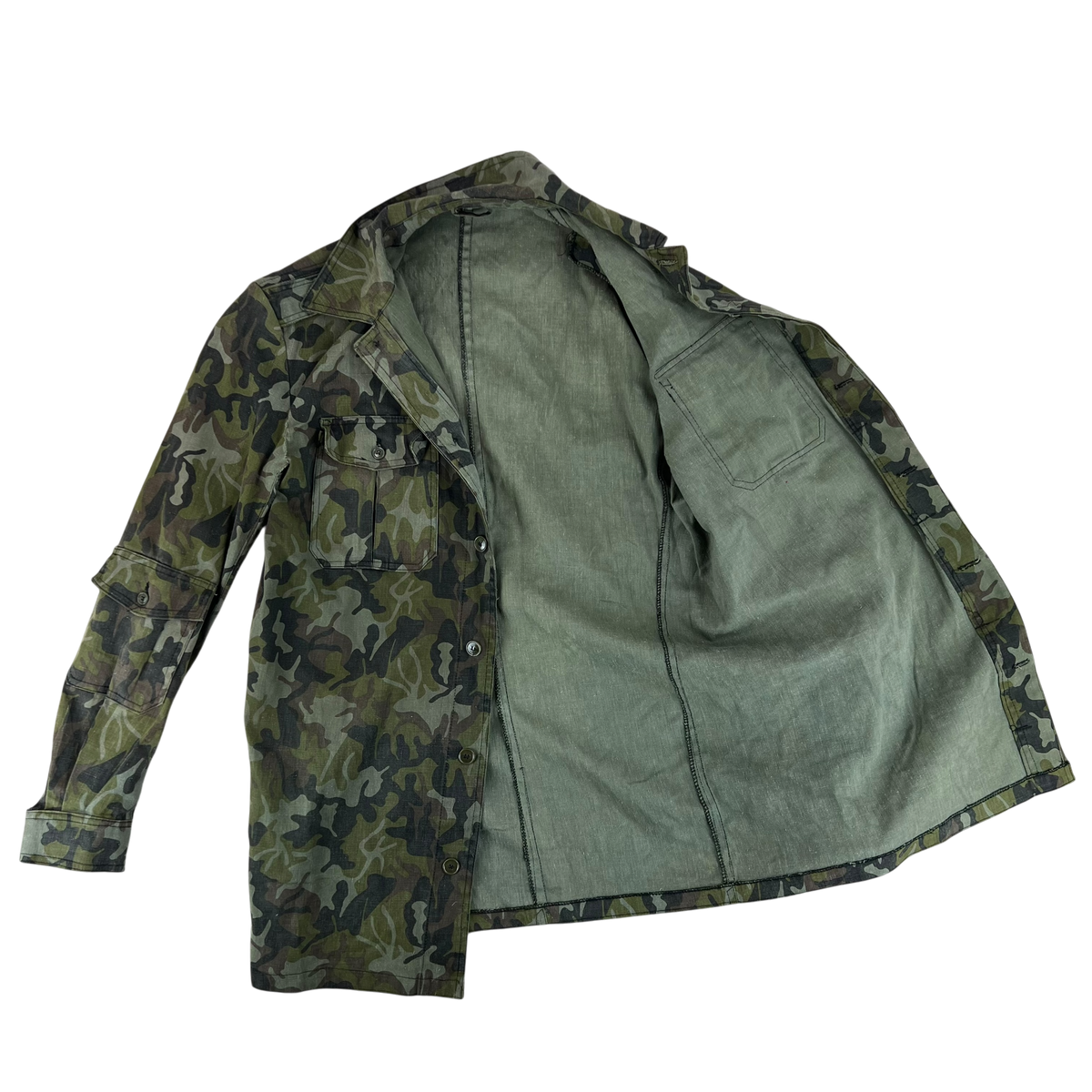 Romanian Army M1990 Leaf Camouflage Jacket - Large