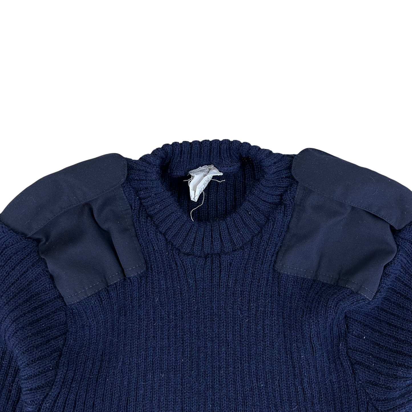 British Royal Navy Wool Crew Neck Pullover Jersey Jumper - Large