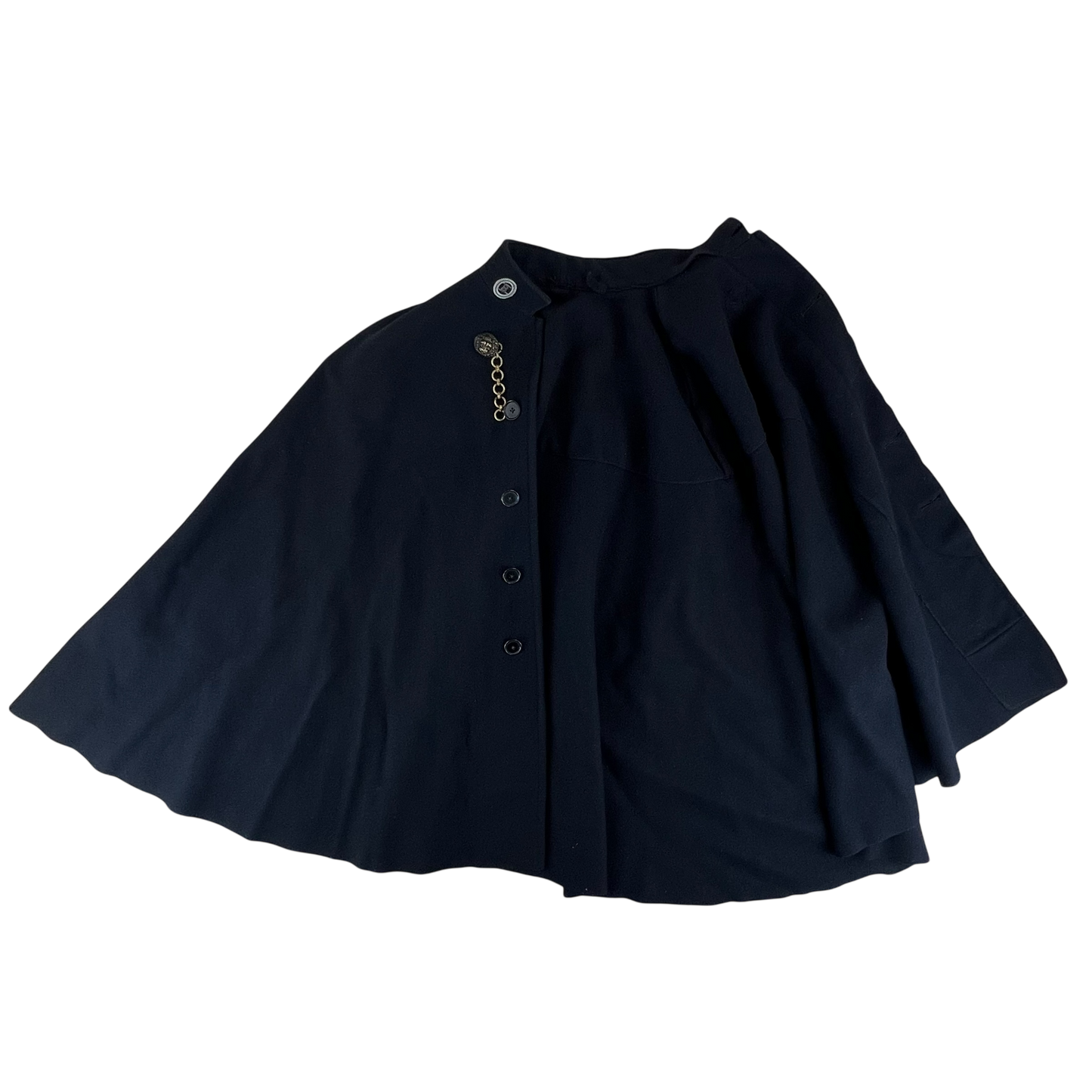 British Police Officer's Black Rain Cloak - Small / Medium
