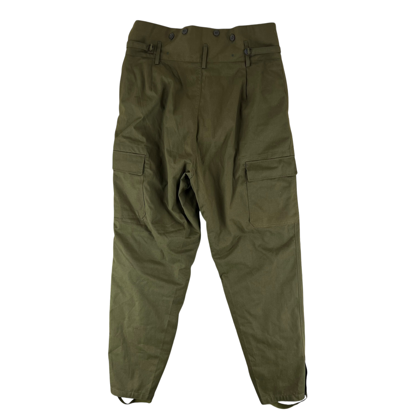 Czechoslovak Army M85 Olive Green Combat Trousers w/ Thermal Liner - W38 L31.5