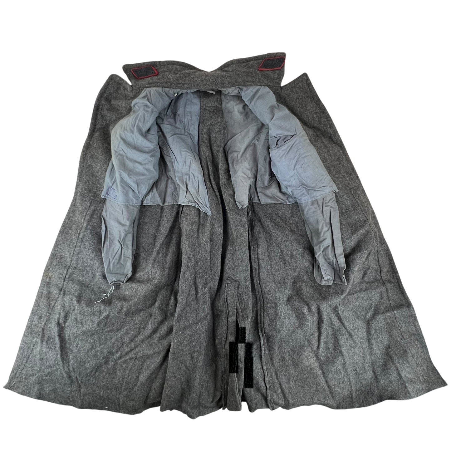 Bulgarian People's Army 50s Grey Wool Greatcoat - Medium