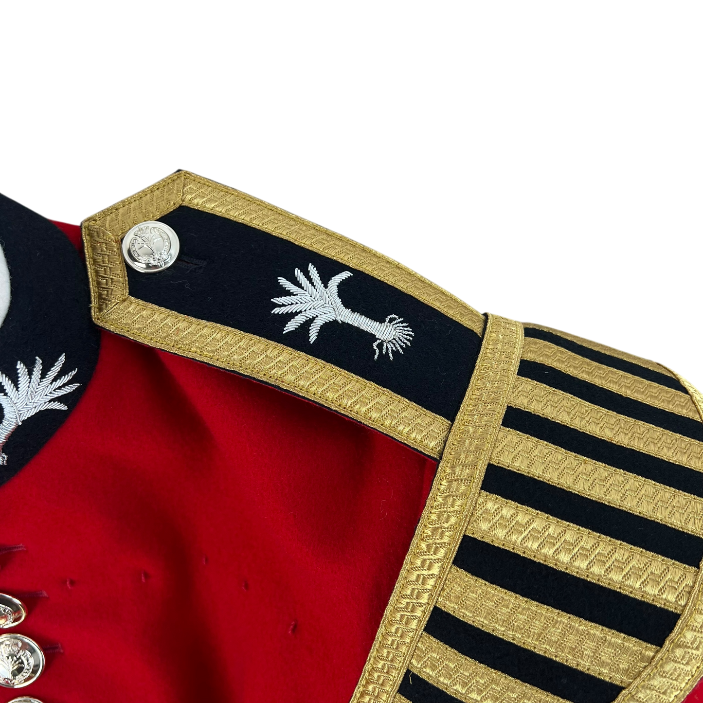 British Army CQMS & Sergeants Bandsman's Tunic Jacket w/ Wings - Welsh Guards - Medium