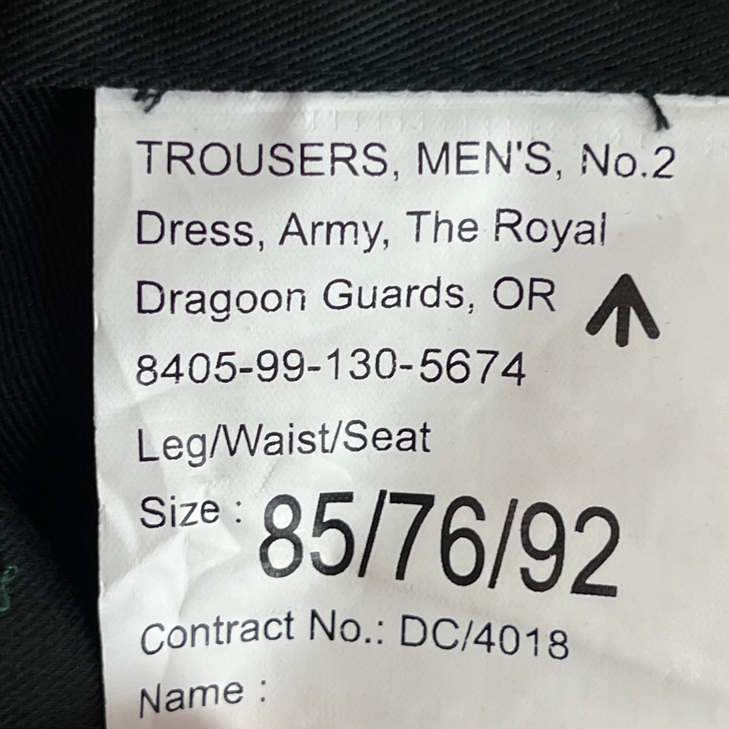 British Army Royal Dragoon Guards No. 2 Dress Trousers - W30 L32