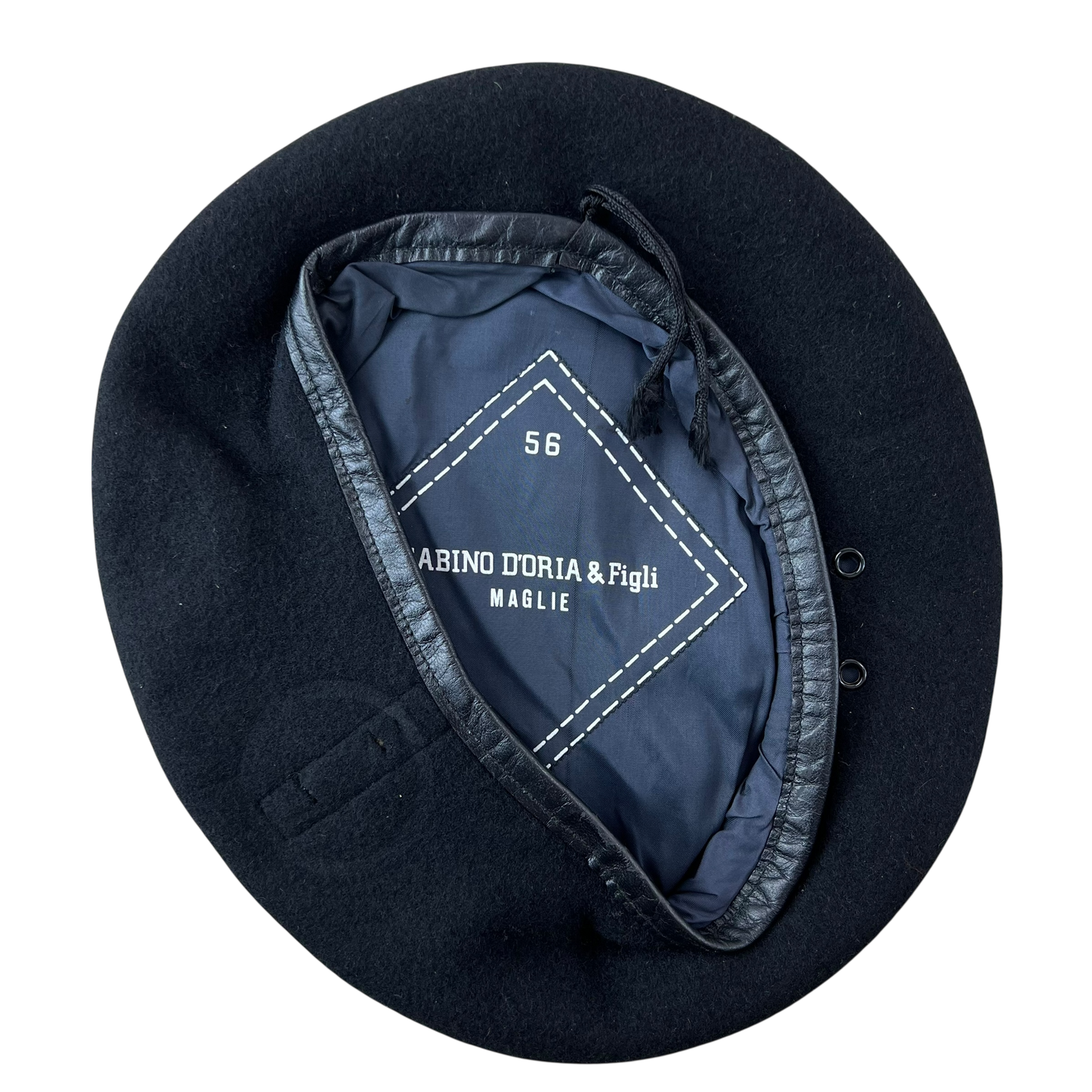Finnish Navy M91 Black Beret - Small 56cm