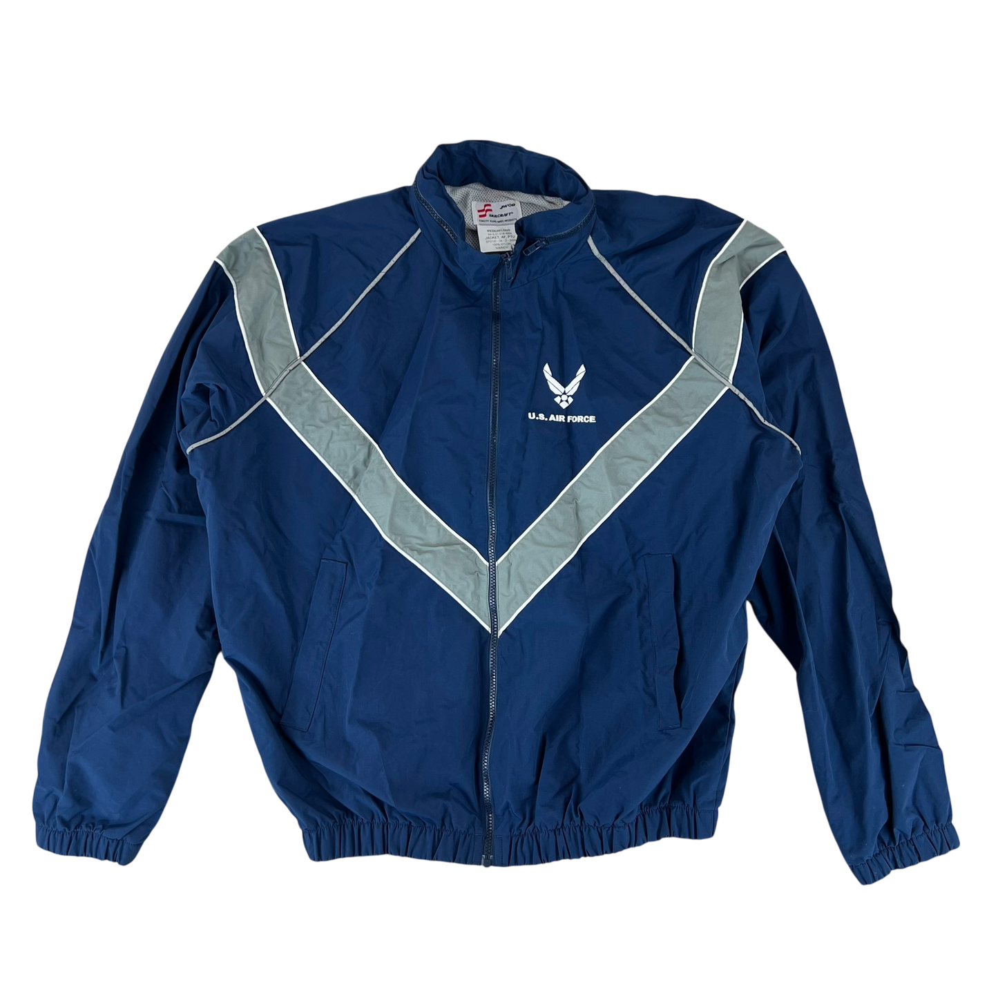 US Air Force Blue PTU Track Jacket - Large "Medium"