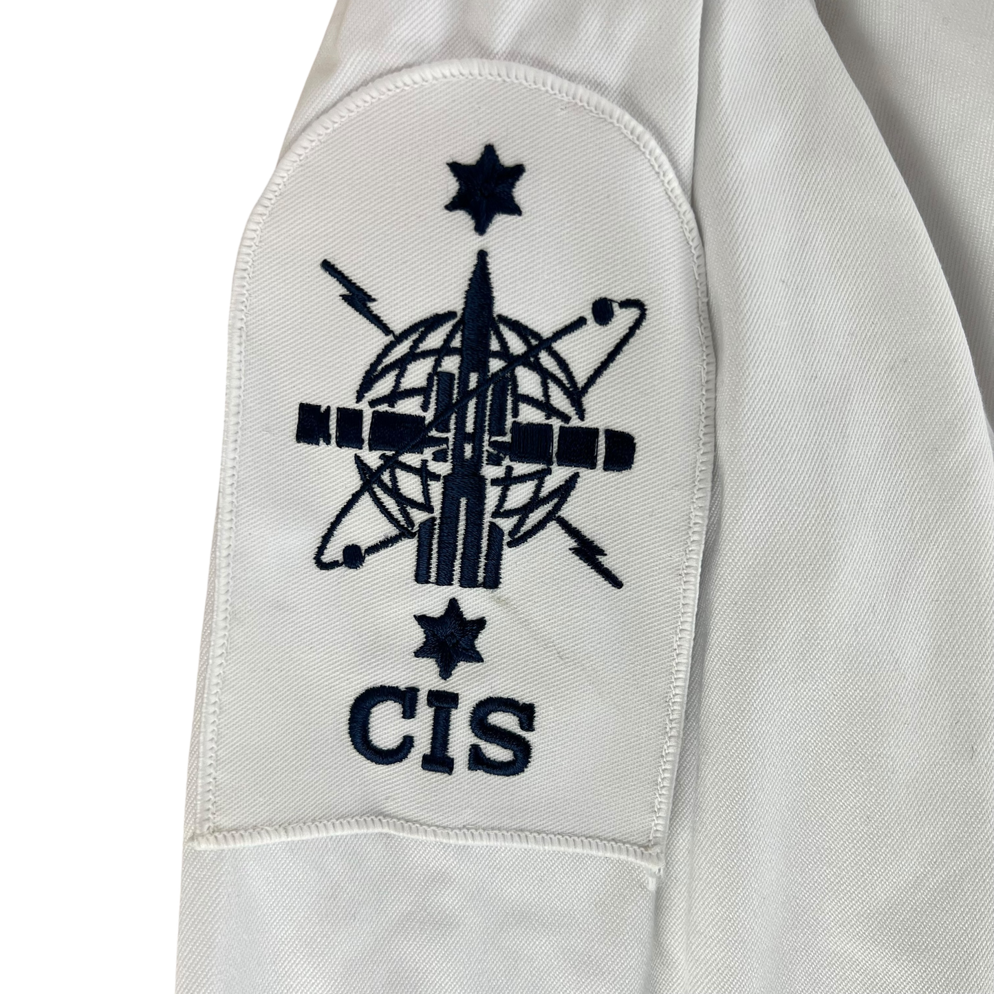 British Royal Navy Women's Class II White Jumper Sailor's Top - Small 170/88