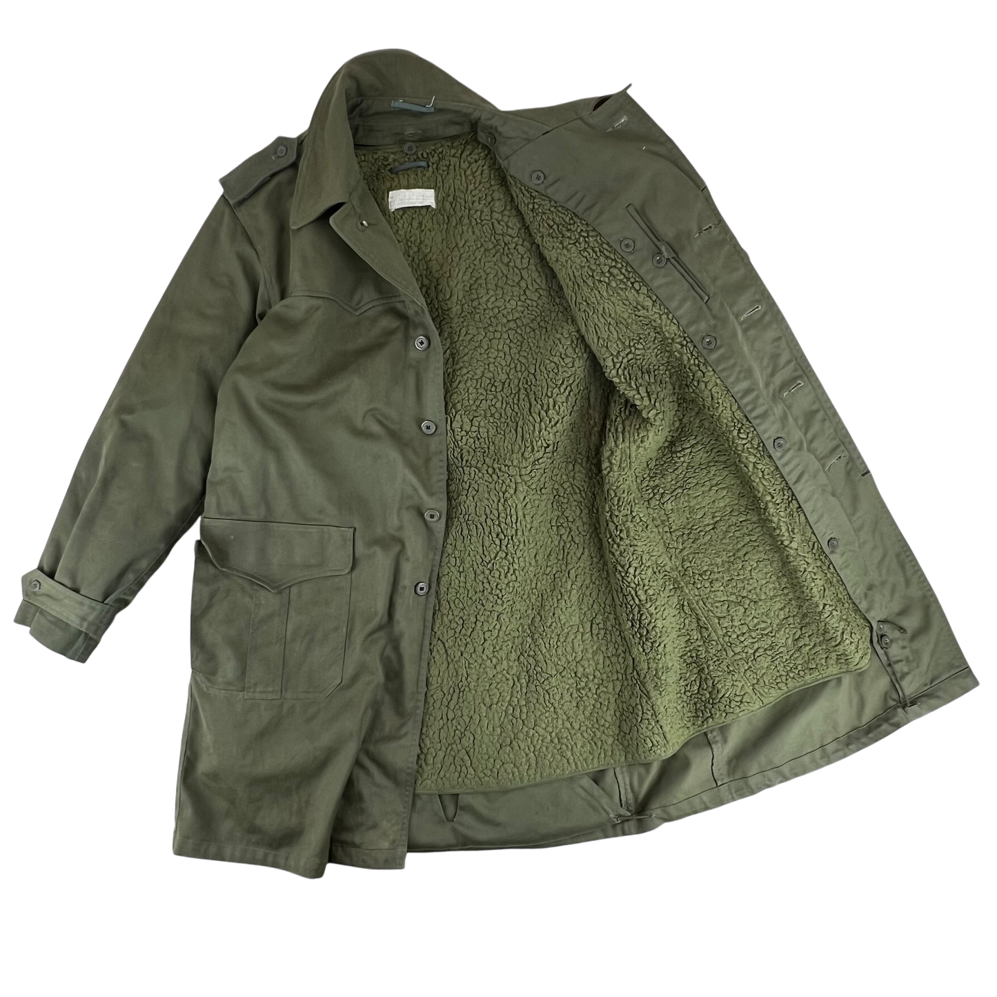 Yugoslav Army Genuine JNA M77 Olive Green Parka w/ Winter Liner - Medium