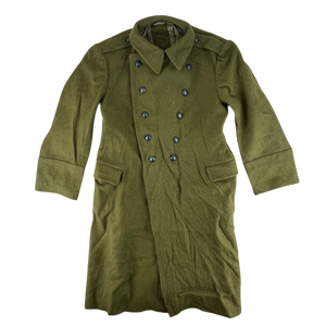 Romanian People's Army 80's Khaki Wool Greatcoat - Large