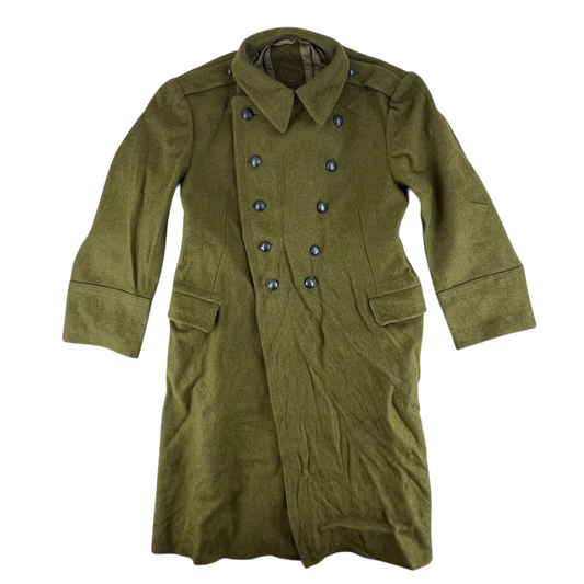 Romanian People's Army 80's Khaki Wool Greatcoat - Large