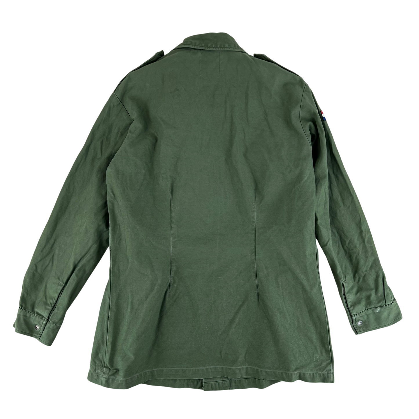 Dutch Army 80s Field Shirt Green Long Sleeve - Large
