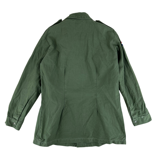 Dutch Army 80s Field Shirt Green Long Sleeve - Large