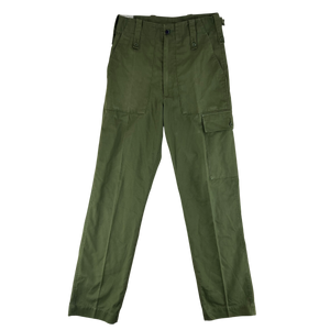 British Army Olive Green Fatigue Work Trousers - W31 L33