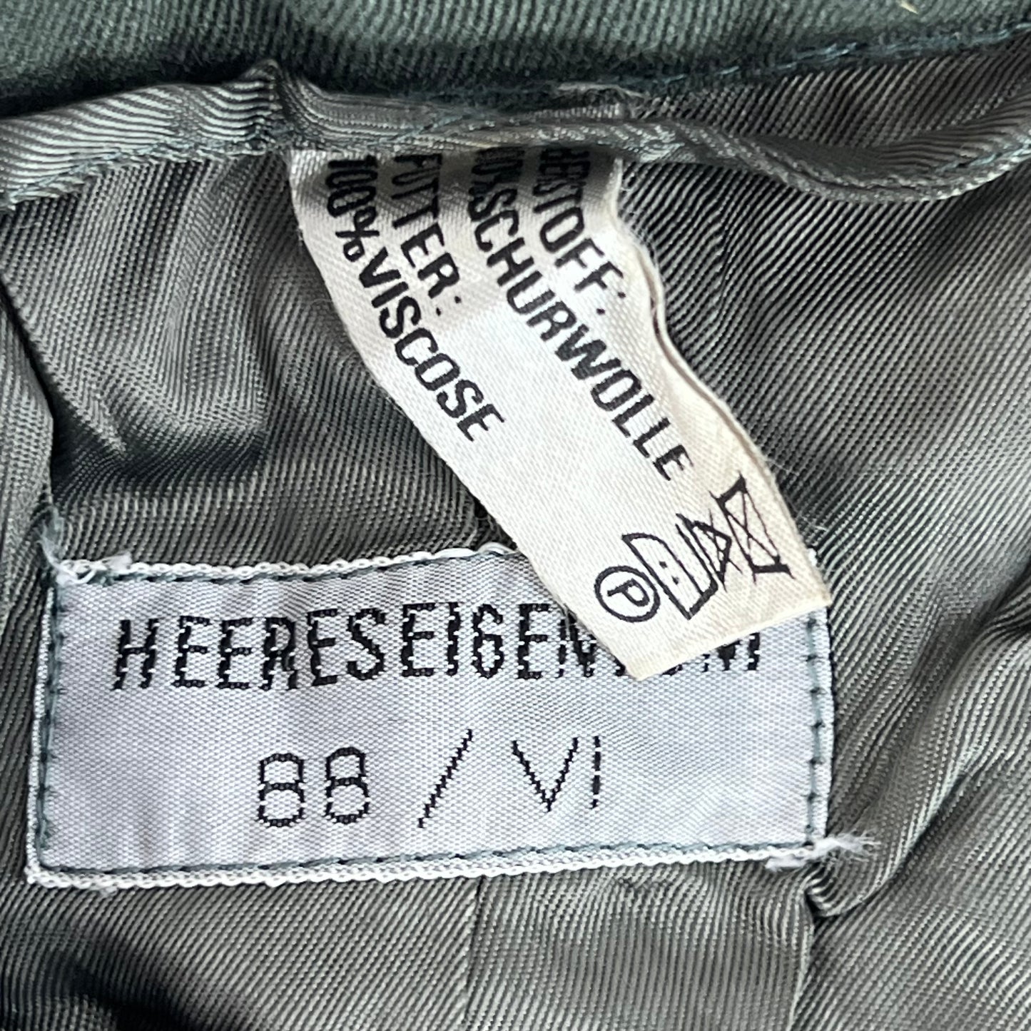 Austrian Army Grey Dress Jacket - Small 88/VI