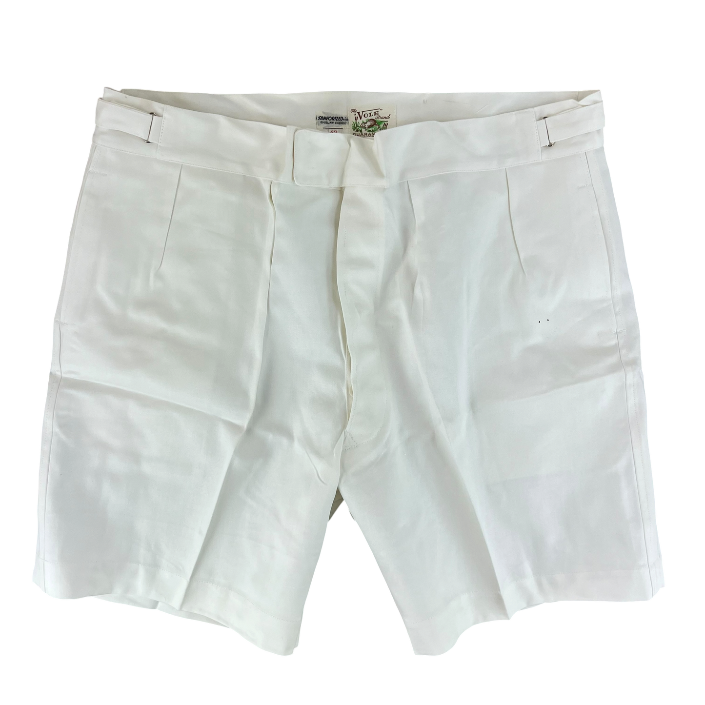 British Merchant Navy 50s Tropical White Shorts - W42
