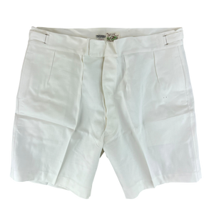 British Merchant Navy 50s Tropical White Shorts - W42
