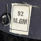 French Navy Gabardine Trenchcoat w/ Fur Liner - Medium