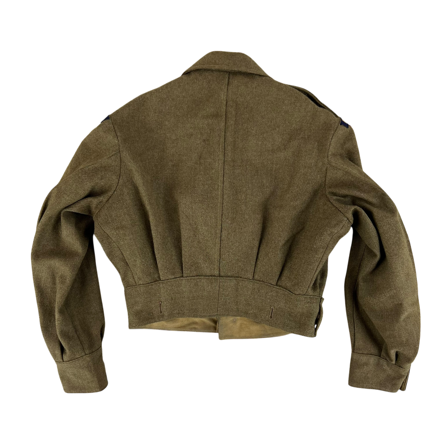 British Army 50s Khaki Ike 1949 Pattern Battle Dress Jacket - RASC - Medium SIZE 6