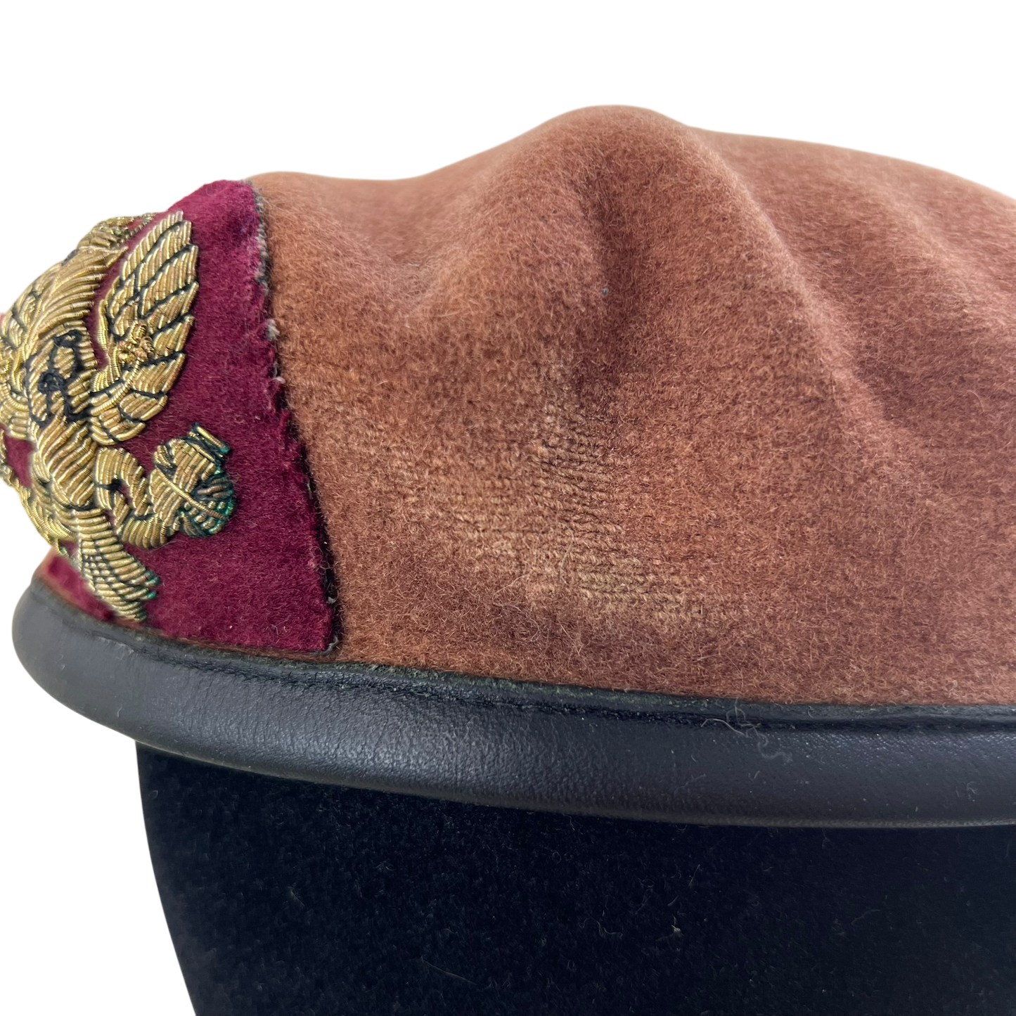 British Army Beret w/ Patch - King's Royal Hussars - Medium