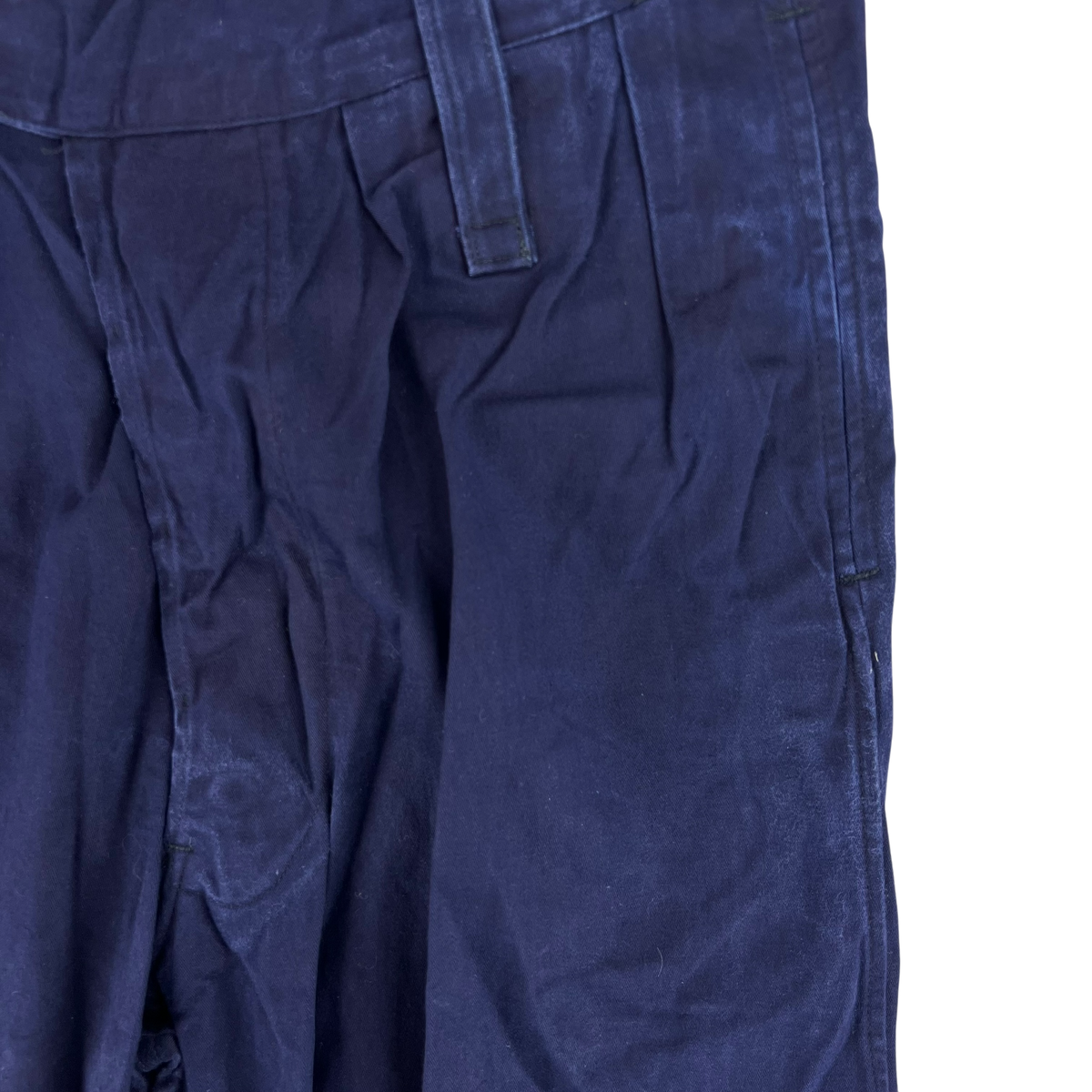 British Royal Navy 60s Cotton Action Working Dress Trousers - W34 L28.5