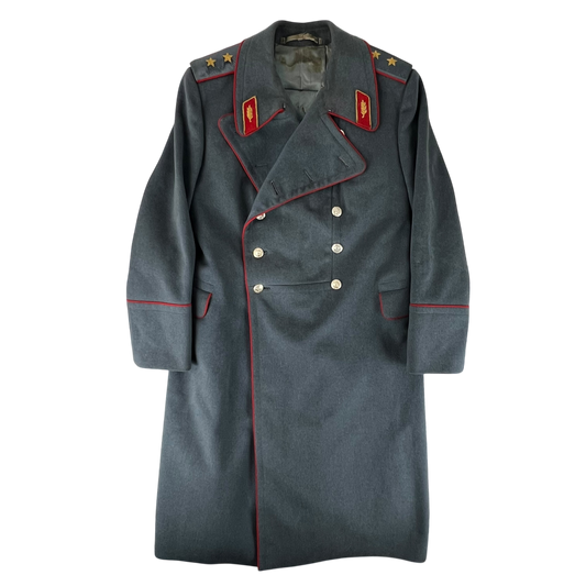 Soviet Russian Army Grey Wool General's Greatcoat - Large