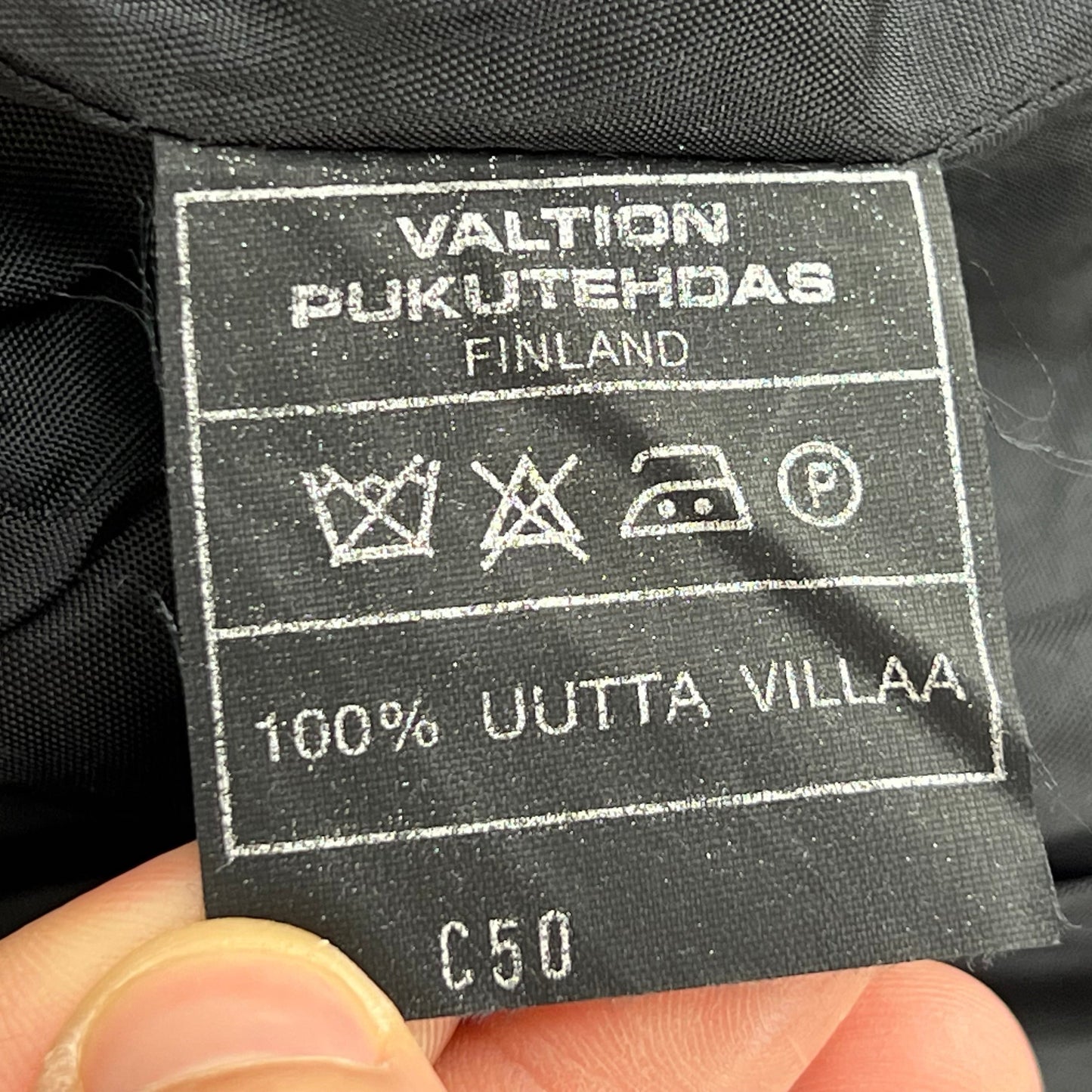 Finnish Army M83 Black Mess Dress Jacket - Medium