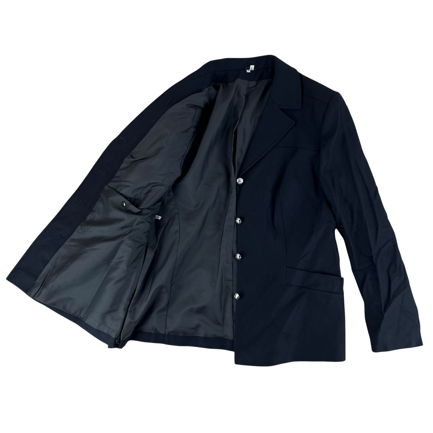 British Police Women's Black Dress Jacket - Large