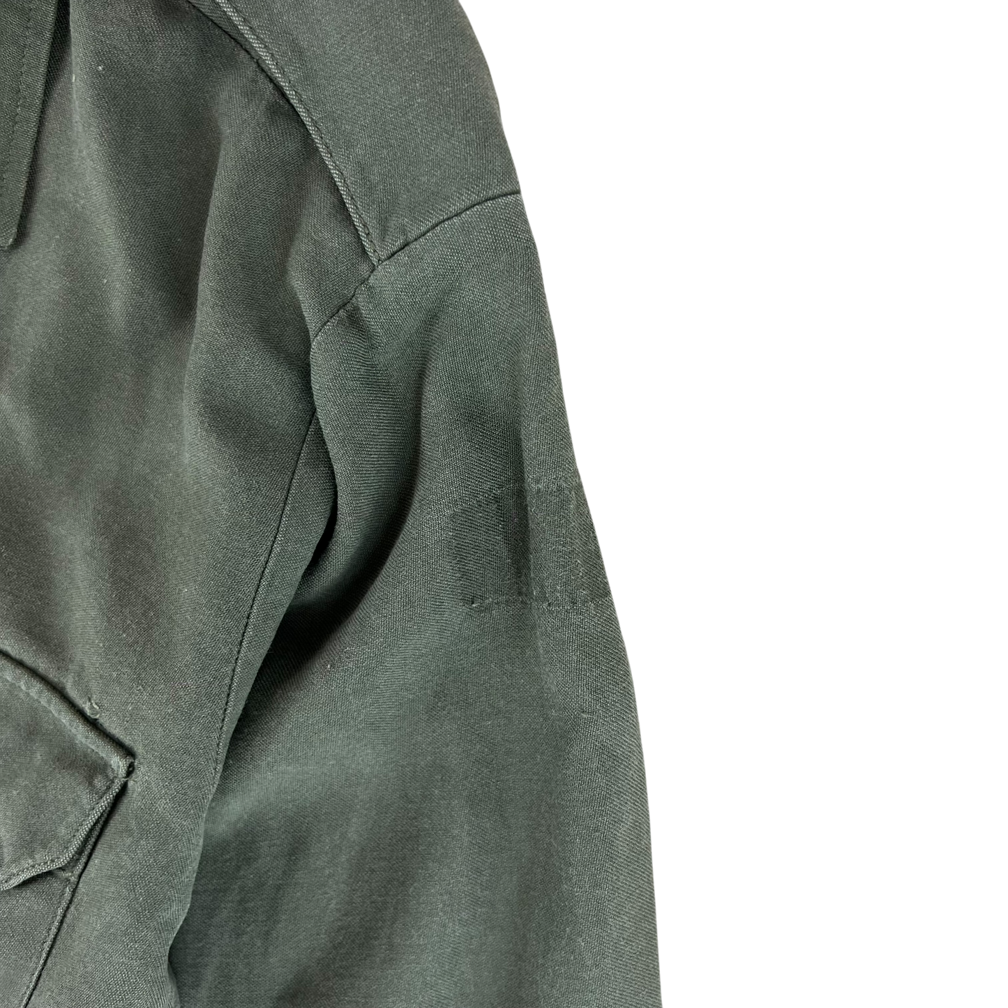 German Army Olive Green Long Sleeve Field Shirt - Medium