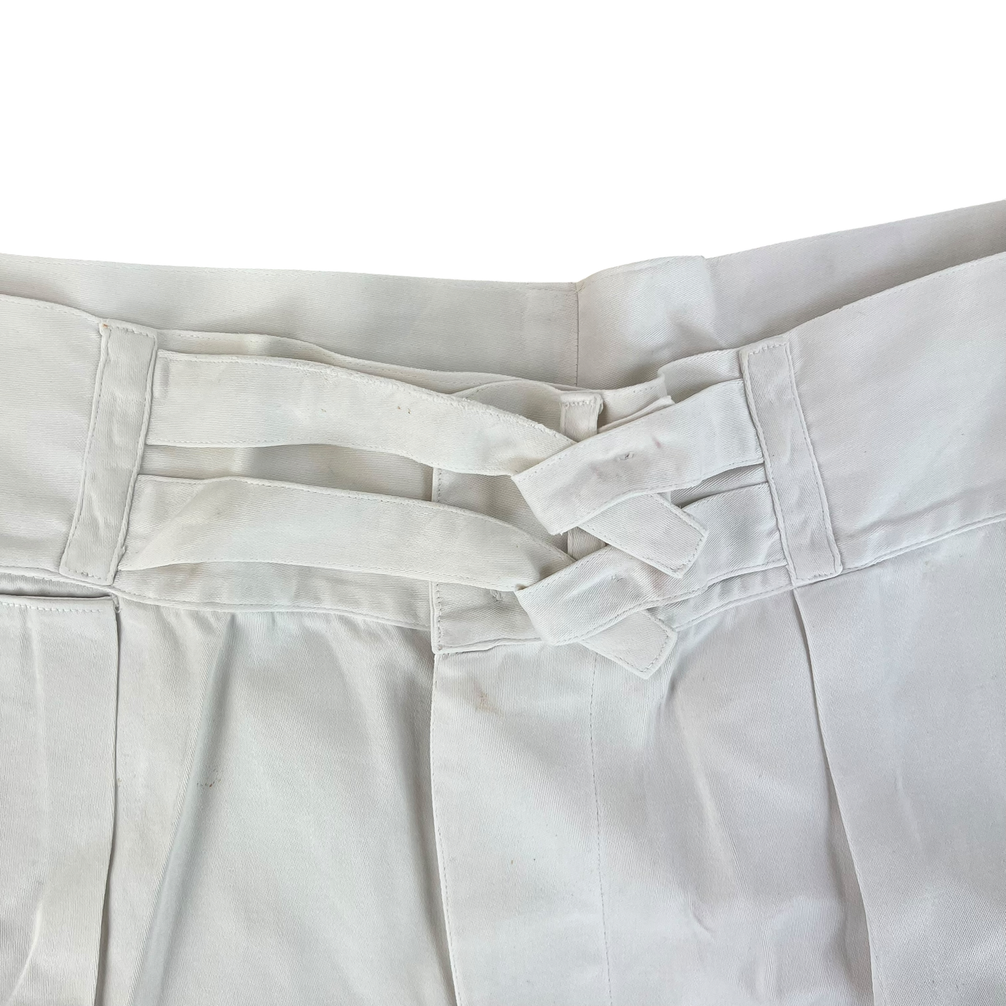 British Merchant Navy 50s Tropical White Shorts - W39