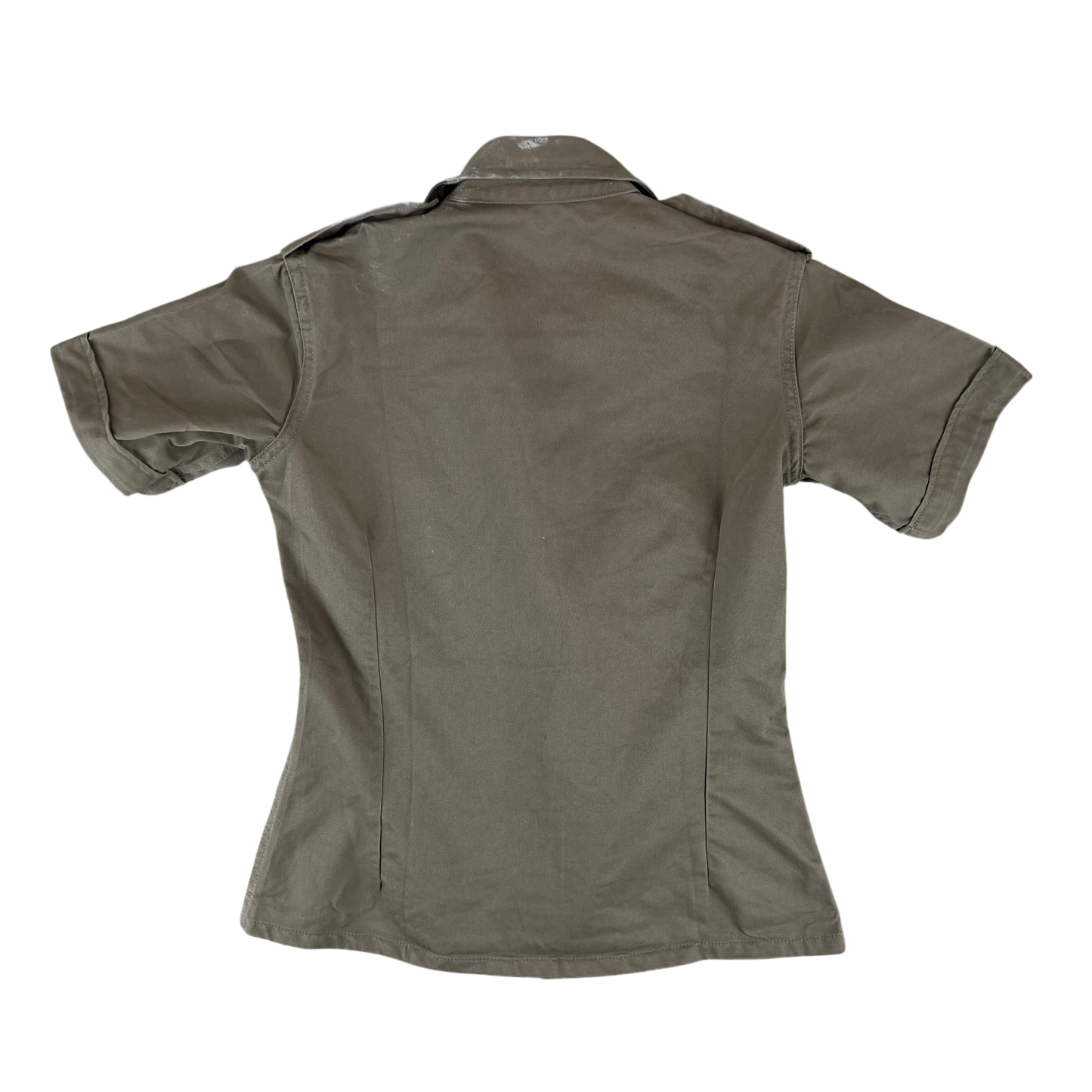 Greek Army M65 Khaki Shirt Short Sleeve - Small