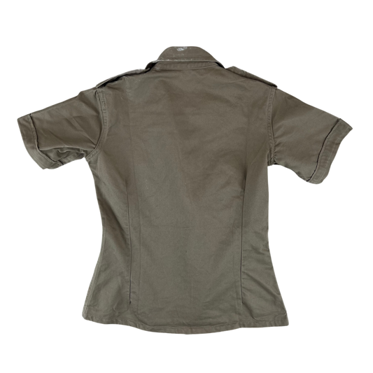 Greek Army M65 Khaki Shirt Short Sleeve - Small
