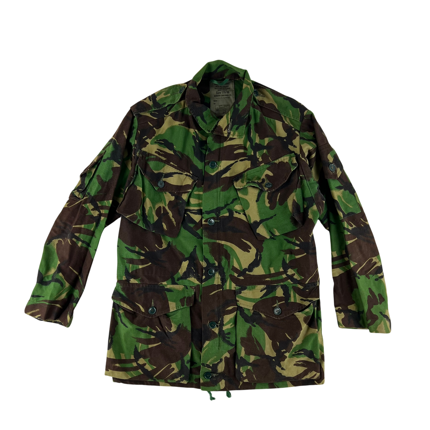 British Army 85 Pattern Woodland DPM Camo Combat Smock - Medium 170/96