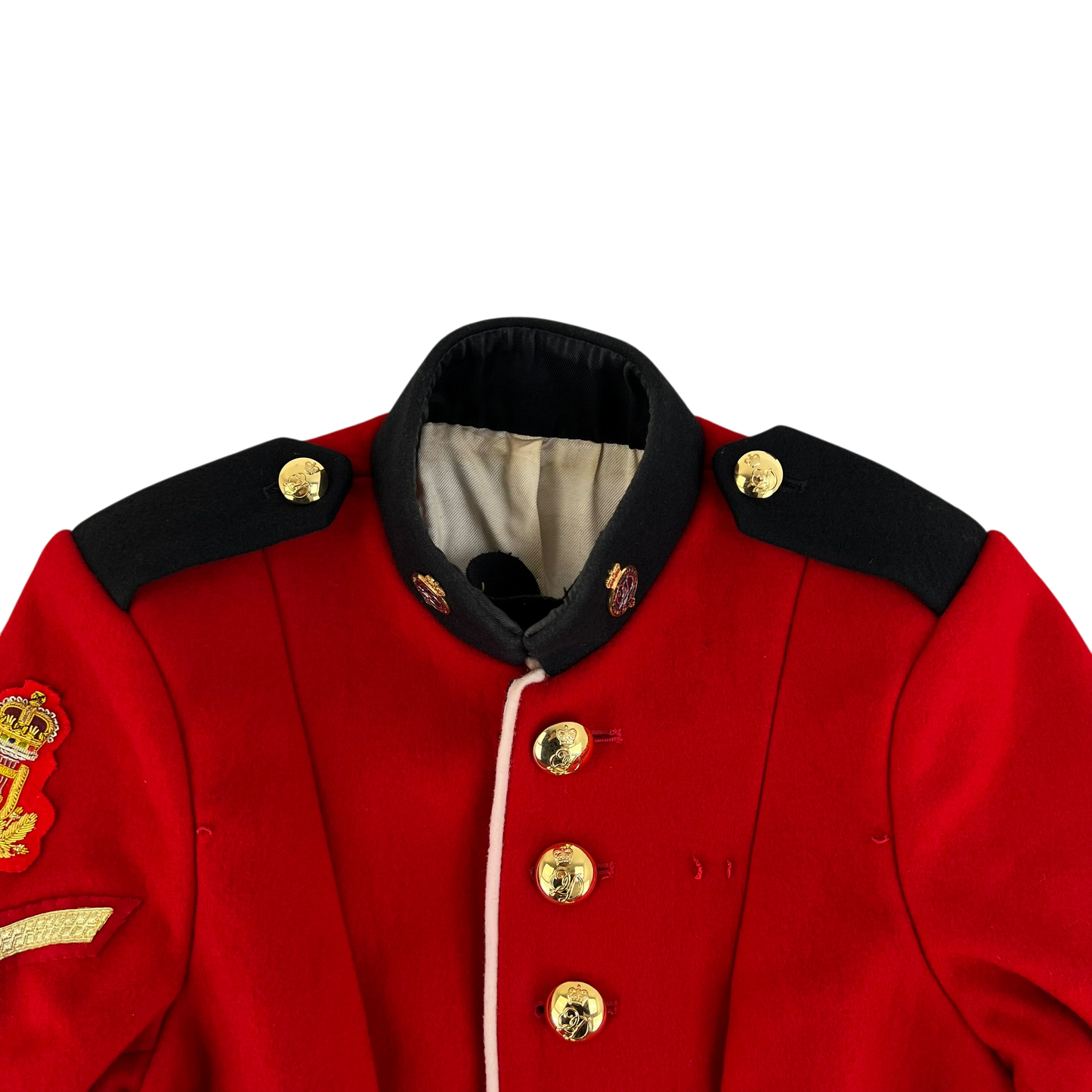 British Army Red Tunic Jacket - Queen's Division Minden Band - Small