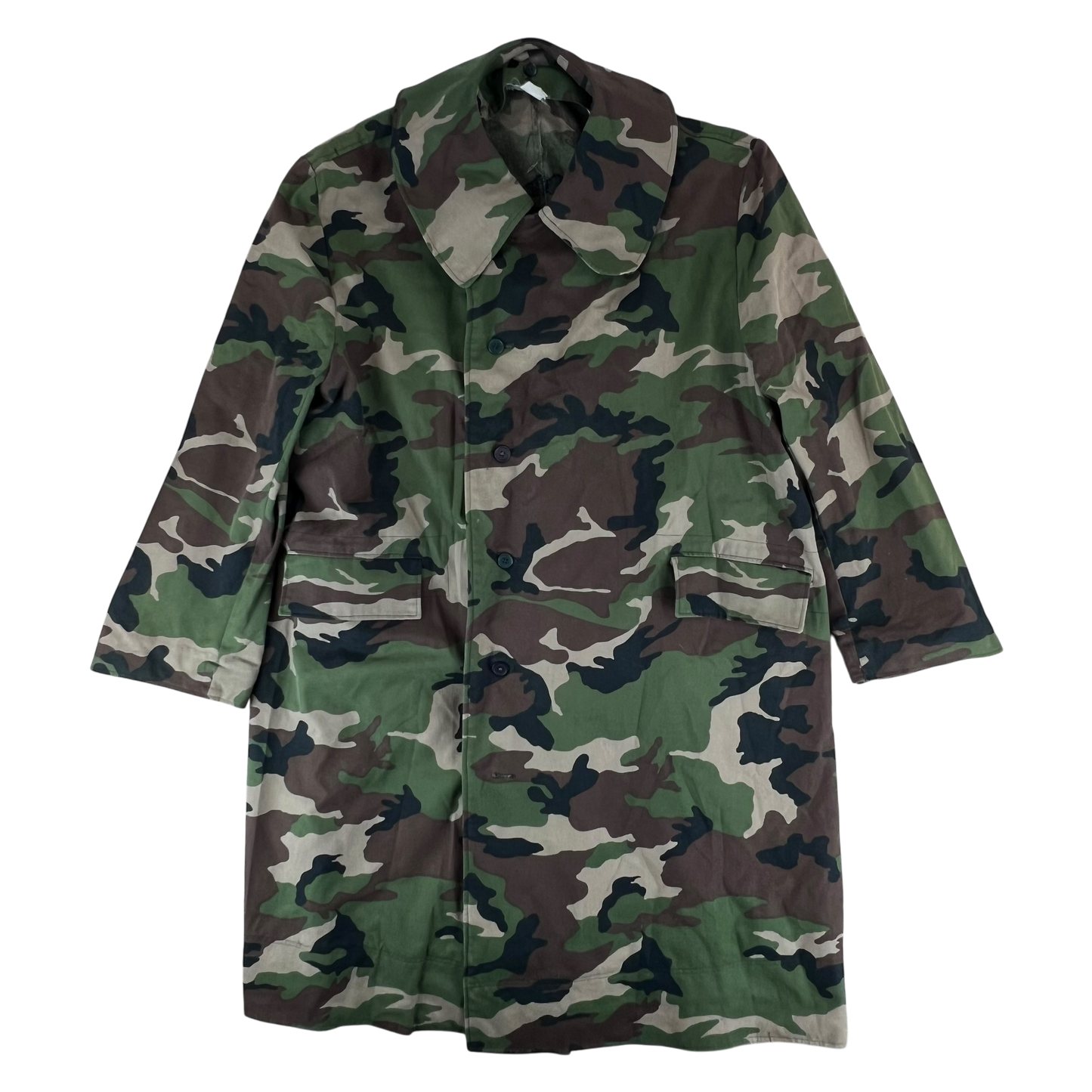 Slovak Army M97 Camouflage Dispatch Trench Coat - XXX Large