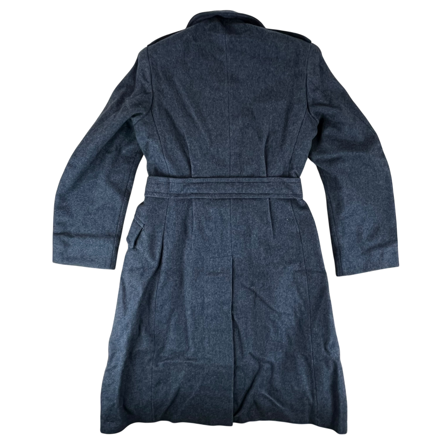 British RAF 60's WO Blue Grey Wool Greatcoat w/ Original Box - Large SIZE 12