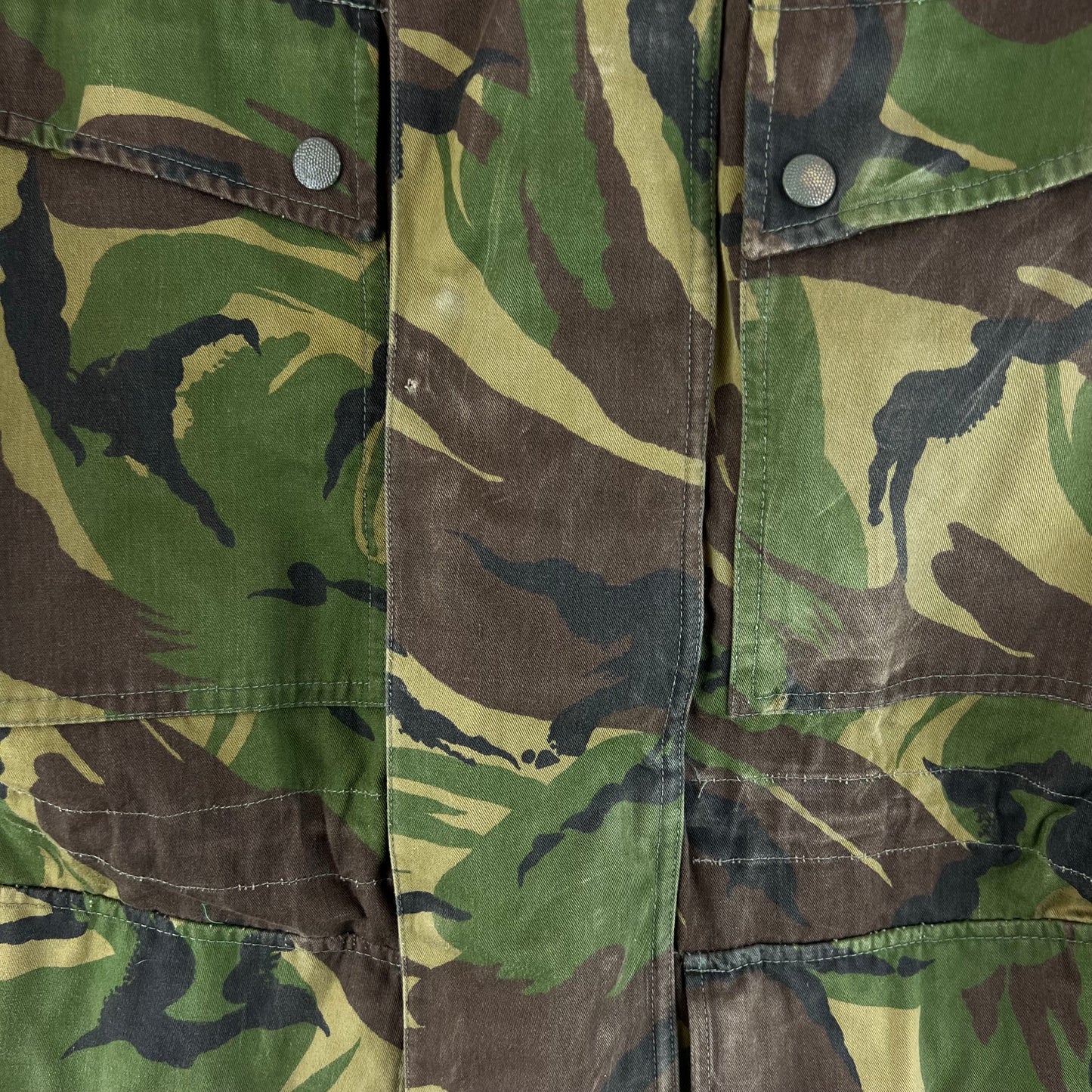 Dutch Army M93 DPM Woodland Camouflage Combat Jacket w/ MVP Liner - Medium