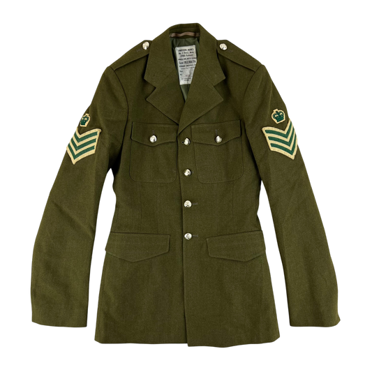 British Army No. 2 Khaki Green Dress Jacket - Light Infantry - Small 182/88