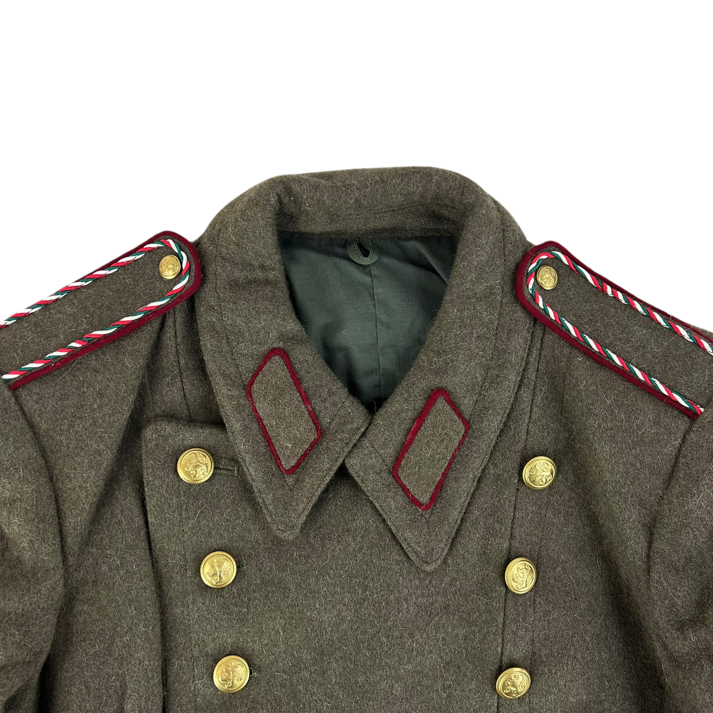 Bulgarian Army Khaki Wool Greatcoat - Medium