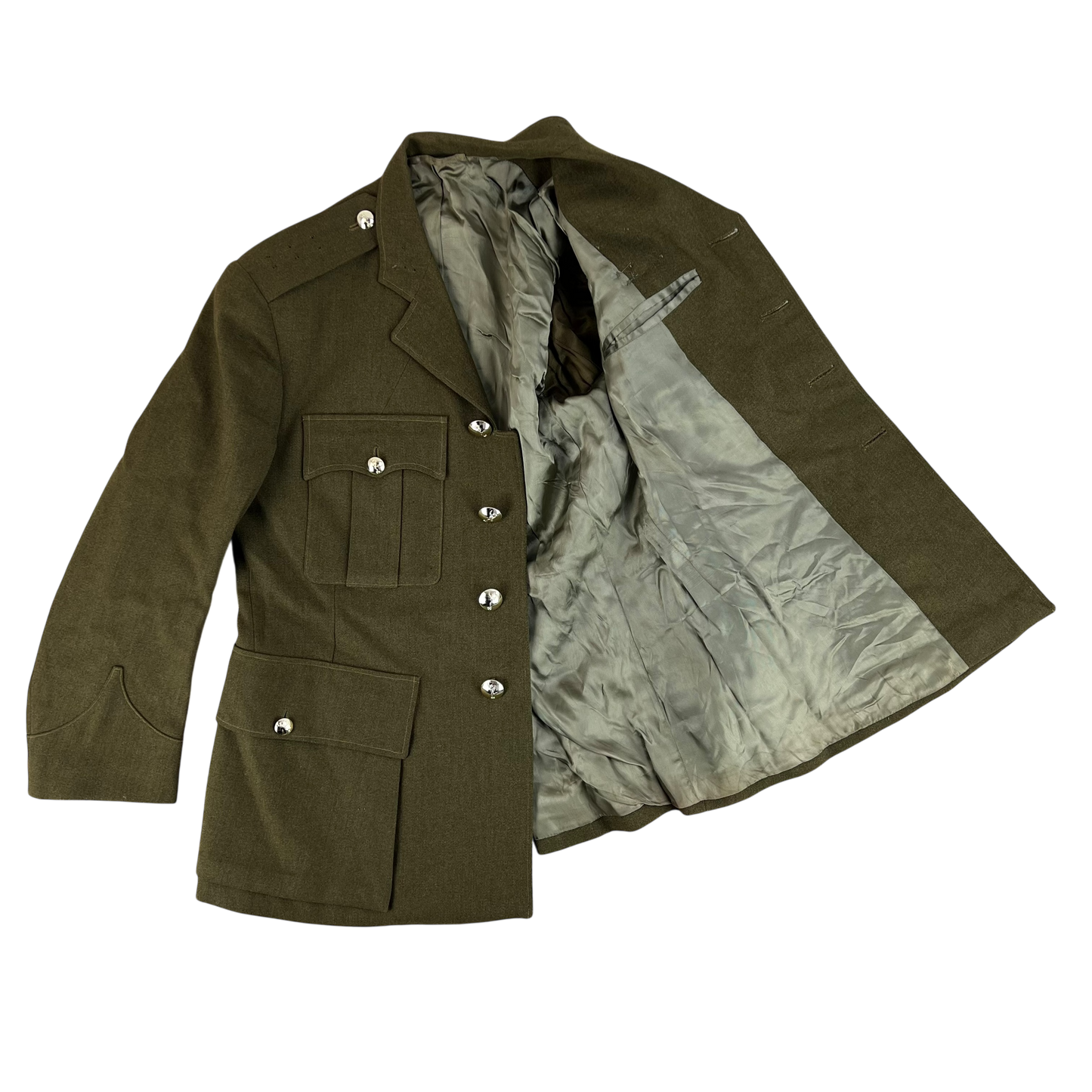 British Army 1980 Pattern No. 2 Olive Green Dress Jacket - Royal Signals - Medium