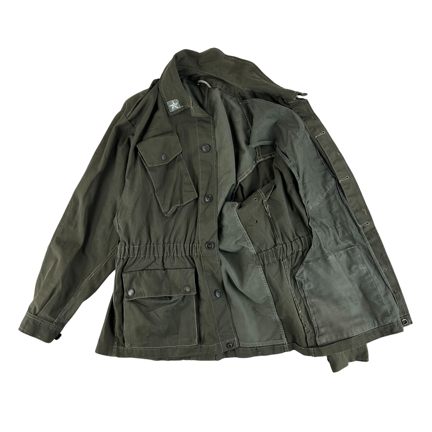 Italian Army Olive Drab Roma 75 Safari Jacket - Medium