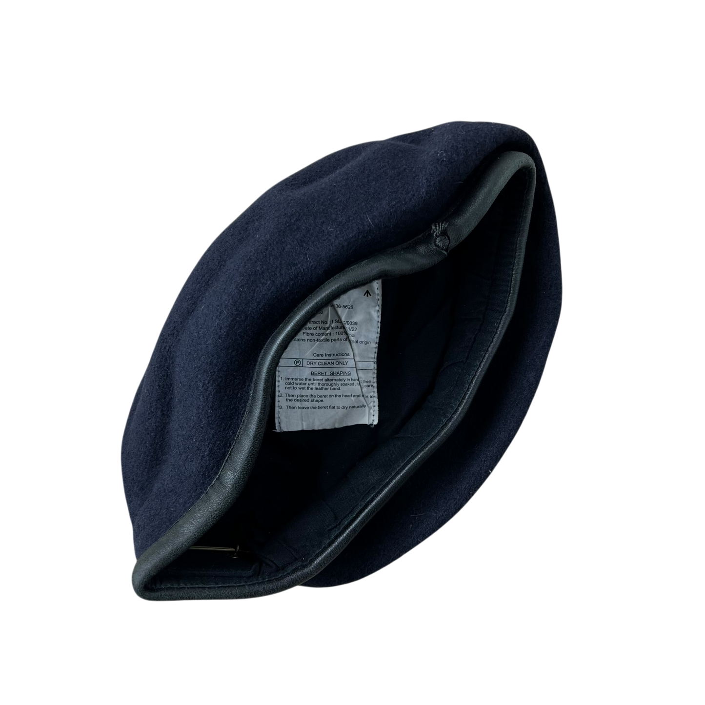 British Royal Navy Beret w/ Badge - Ratings Badge - Medium 58cm