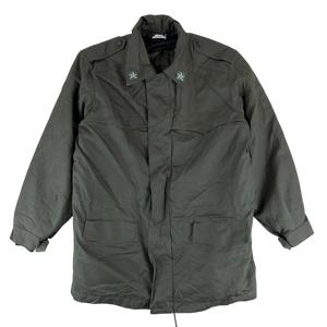 Italian Army Roma 75 Olive Green Drab Parka w/ Winter Liner - Large