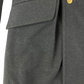 British RAF WW2 40's Officer's Blue Grey Wool Greatcoat w/ Belt - Medium Size 6
