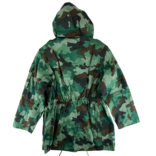 Serbian Army M93 Oak Leaf Camouflage Parka w/ Thermal Liner - Medium 172/100