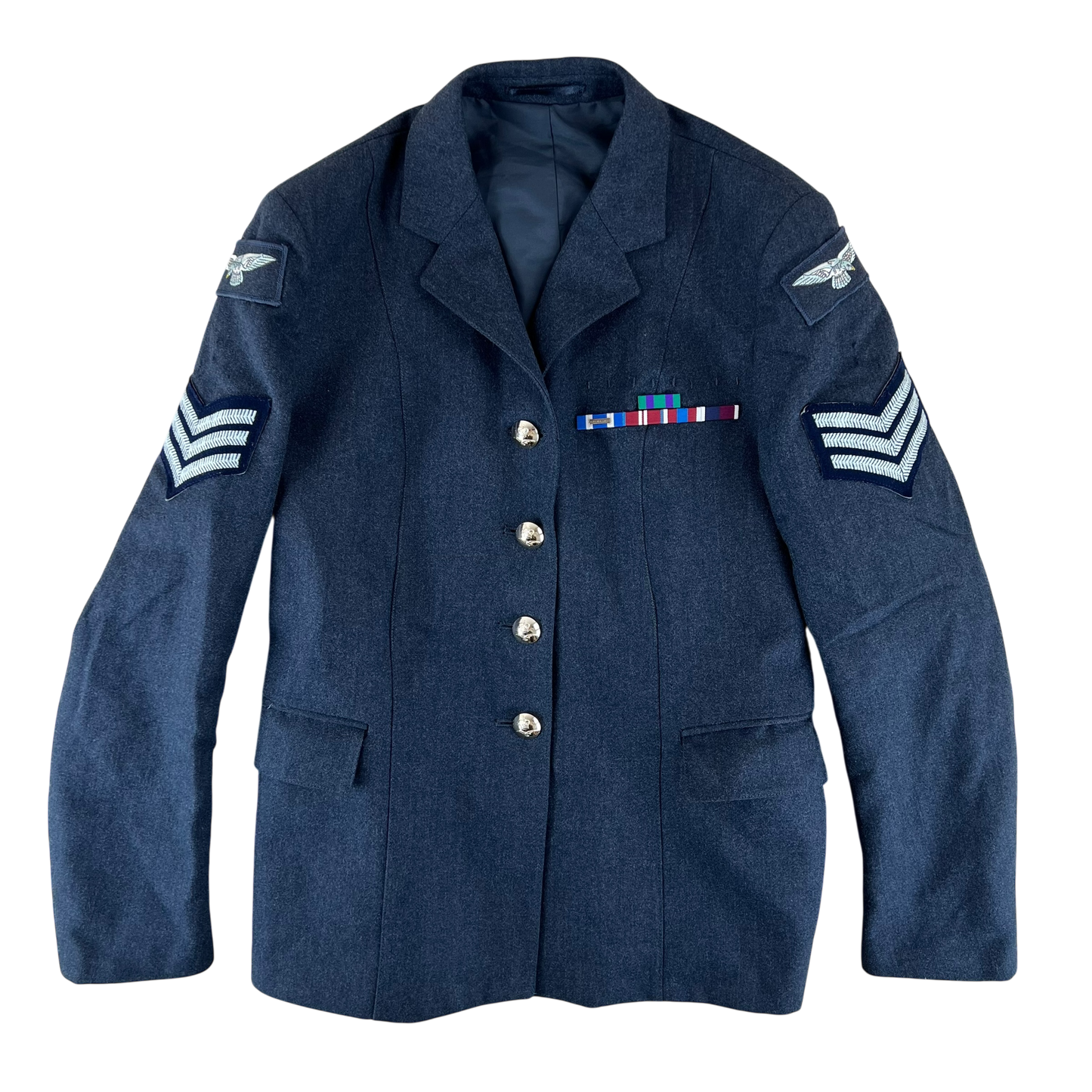 British Royal Air Force No. 1 OA Dress Jacket w/ Belt - WRAF - Medium