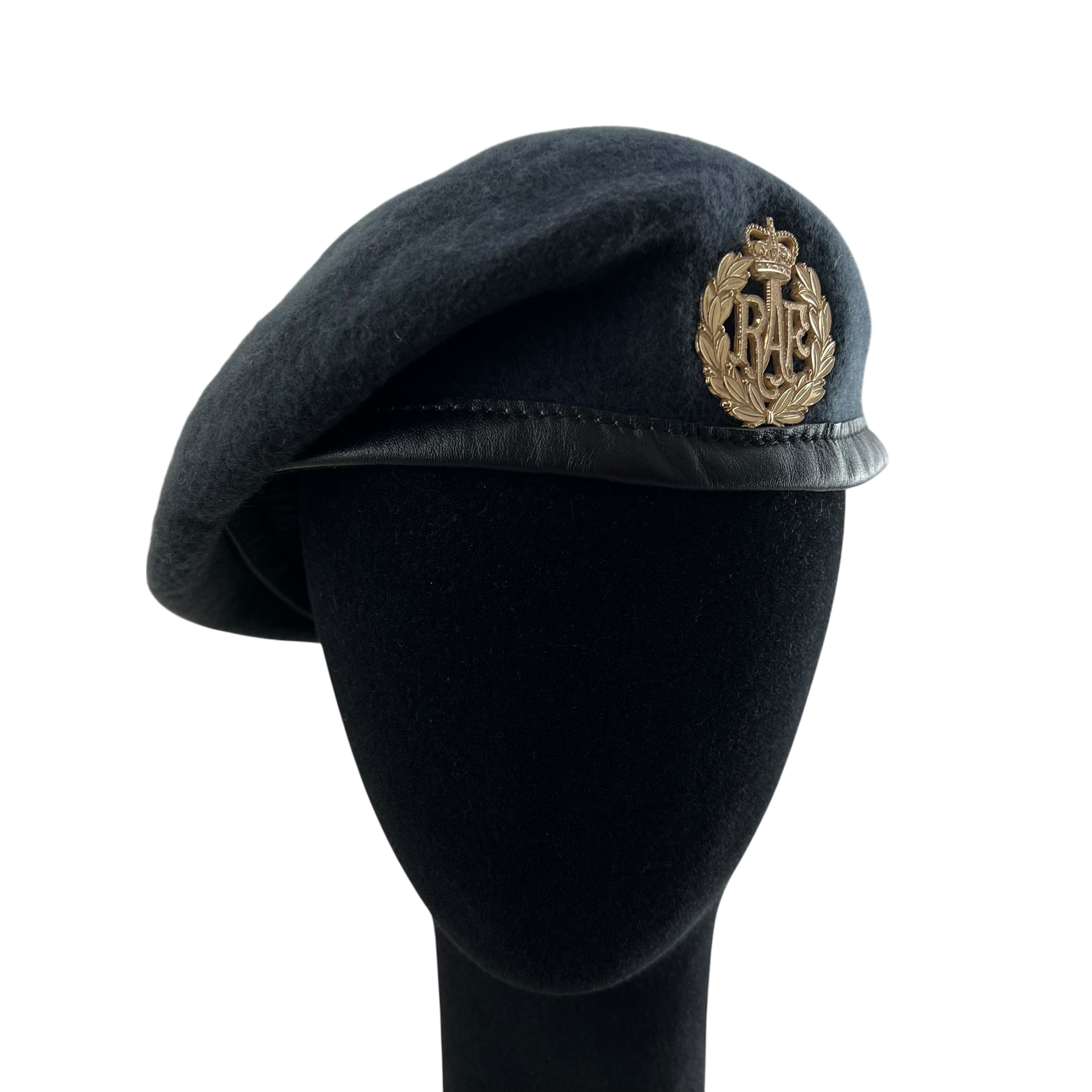 British RAF Beret w/ Badge - Large 59cm